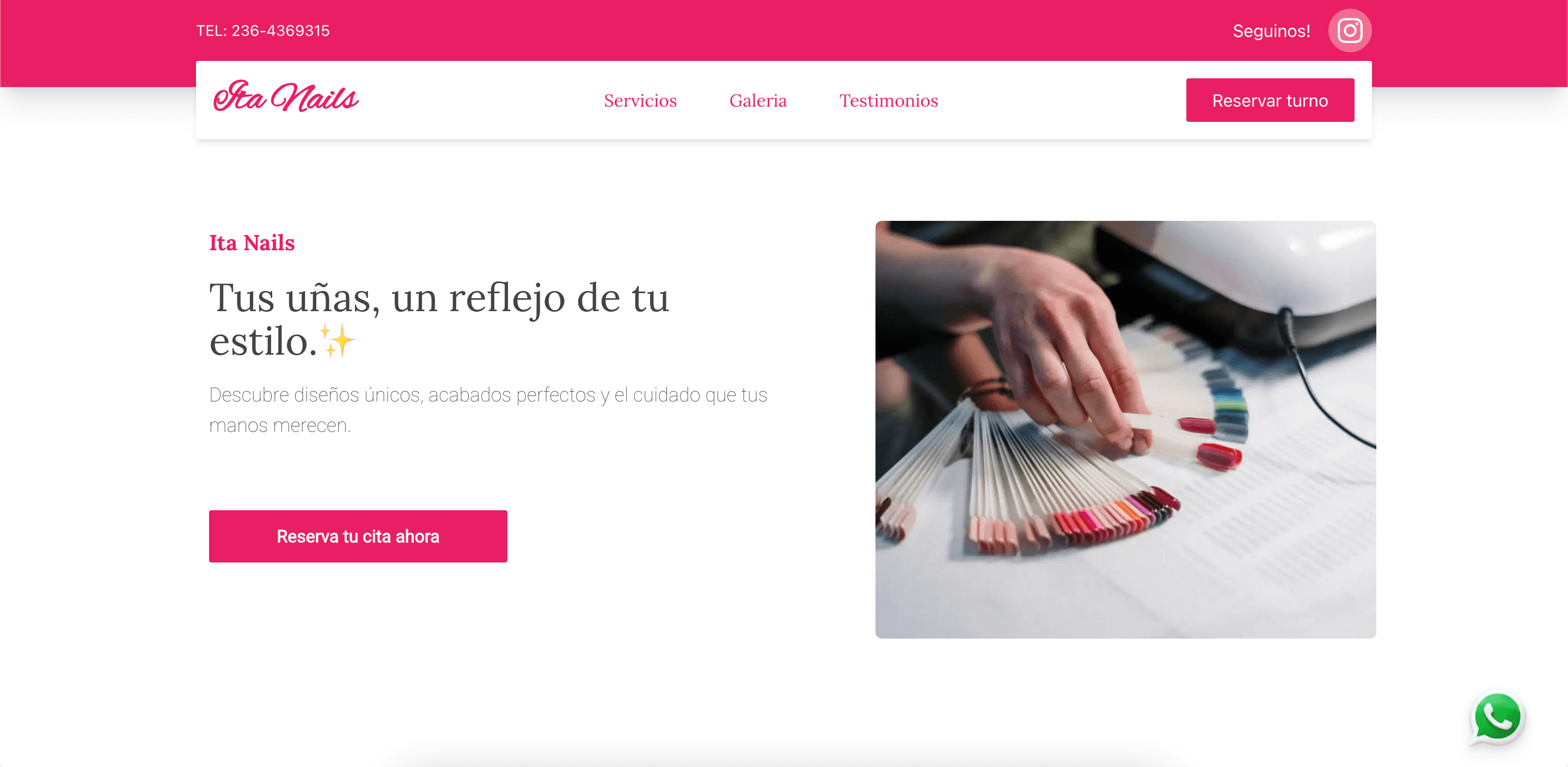 Proyecto Ita Nails